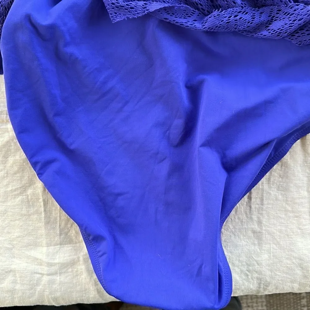 Bleu Rod Beatte Purple Halter 1 Pc Swimsuit